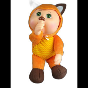 Cabbage Patch Kids Cuties Beau Fox Orange CPK Cutie Plush with Plastic Face